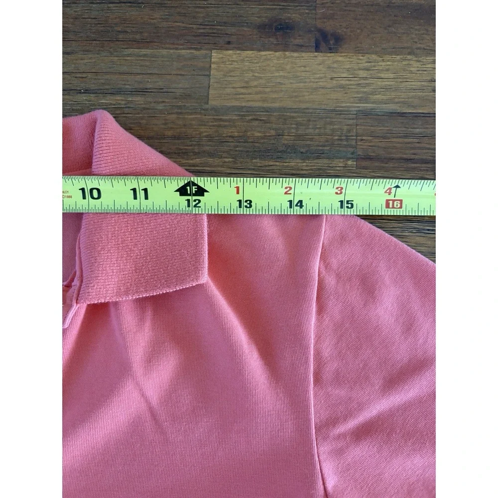 Patagonia Polo Button Down Shirt Casual Golf Salmon Pink Top Women's‎ Small